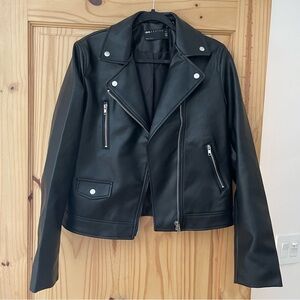 ASOS Tall Black Leather Jacket